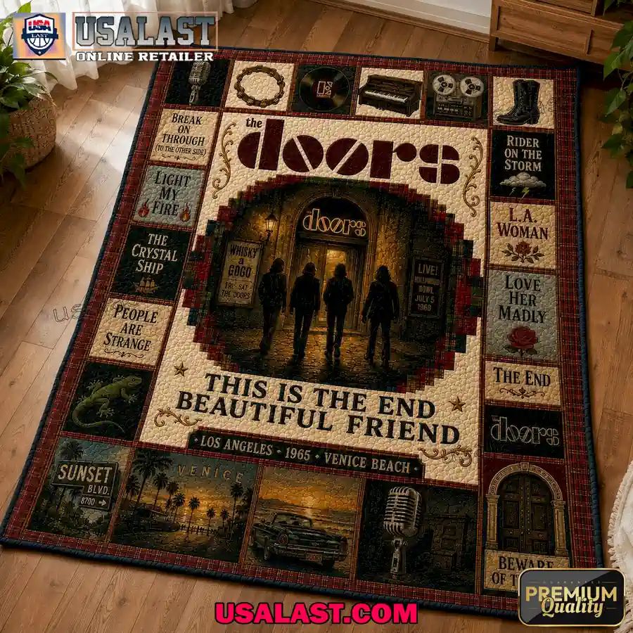 The Doors This Is The End Beautiful Friend Quilt Blanket