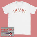 Conan Gray White With CG Red Clover Shirt