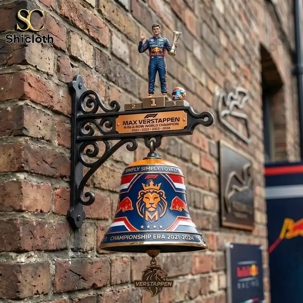 Max Verstappen 4-Time Champion Collector’s Wall Bell