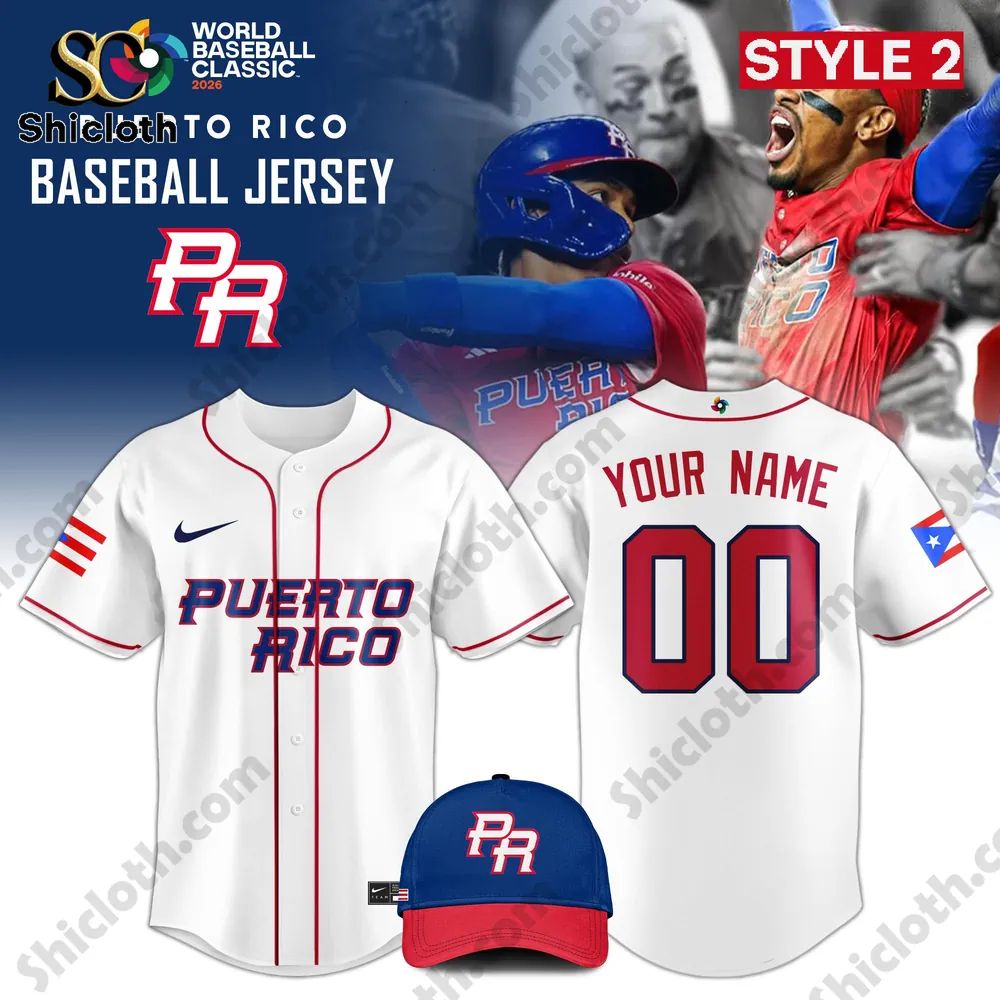 Puerto Rico Baseball 2026 World Baseball Classic Jersey Limited Edition
