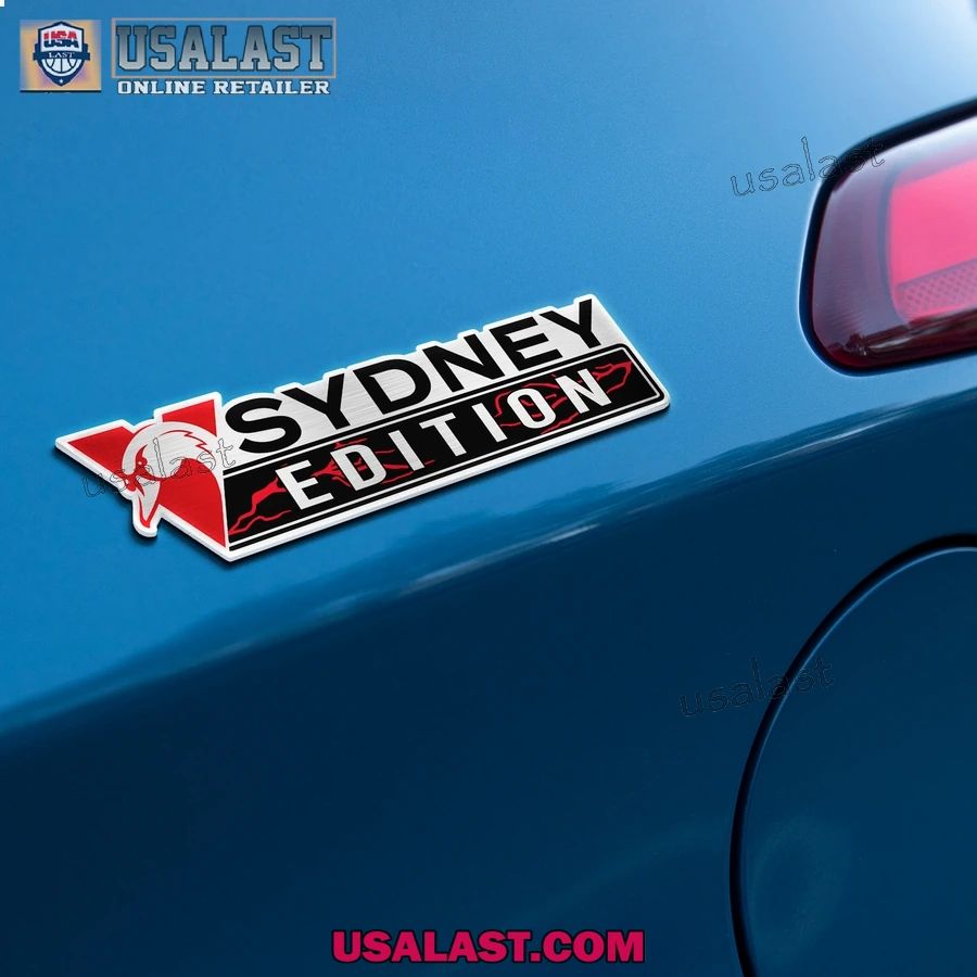 Sydney Swans Edition Custom 3D Car Badge Sticker
