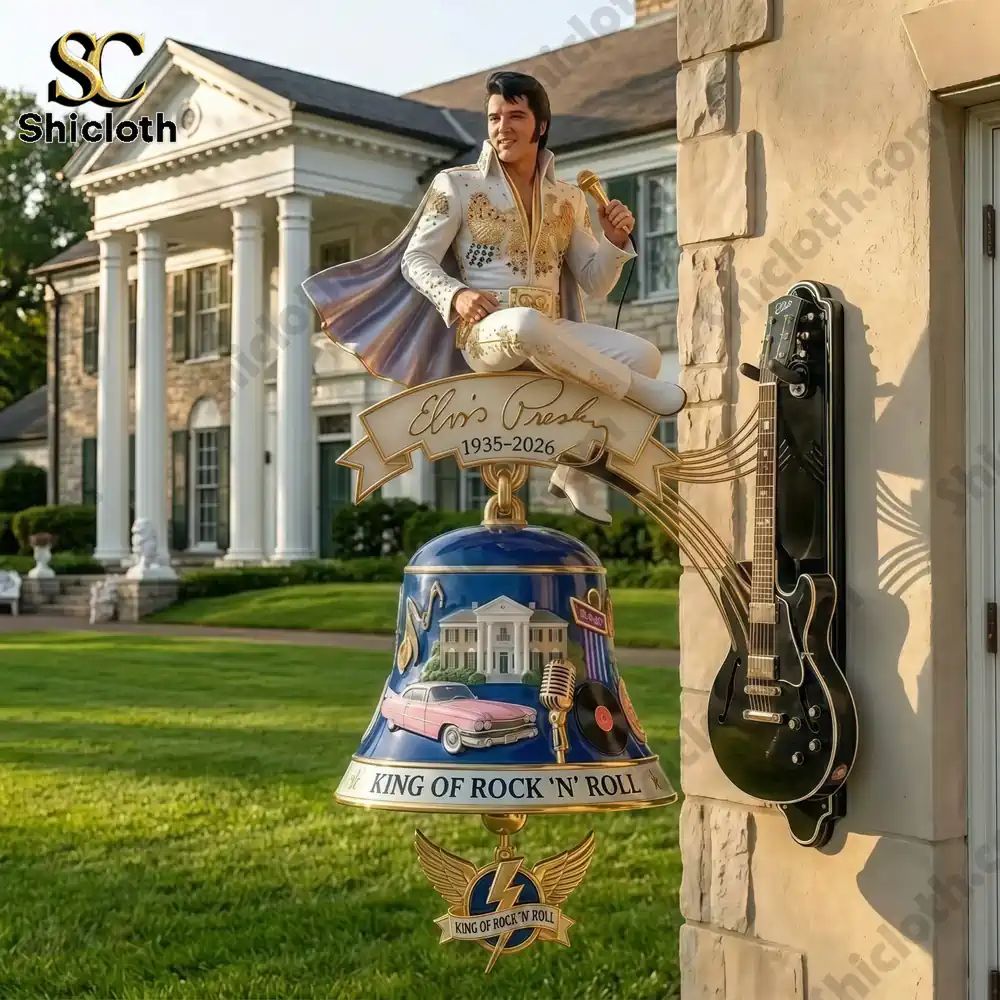 Elvis Presley 1935-2026 Commermorative Wall Bell Doorbell