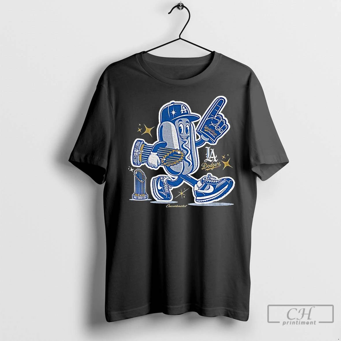 Premium Hot Dog Trophy Back To Back World Champs Los Angeles Dodgers Mlb 2025