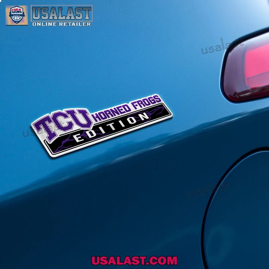 TCU Horned Frogs Edition Custom 3D Car Badge Sticker