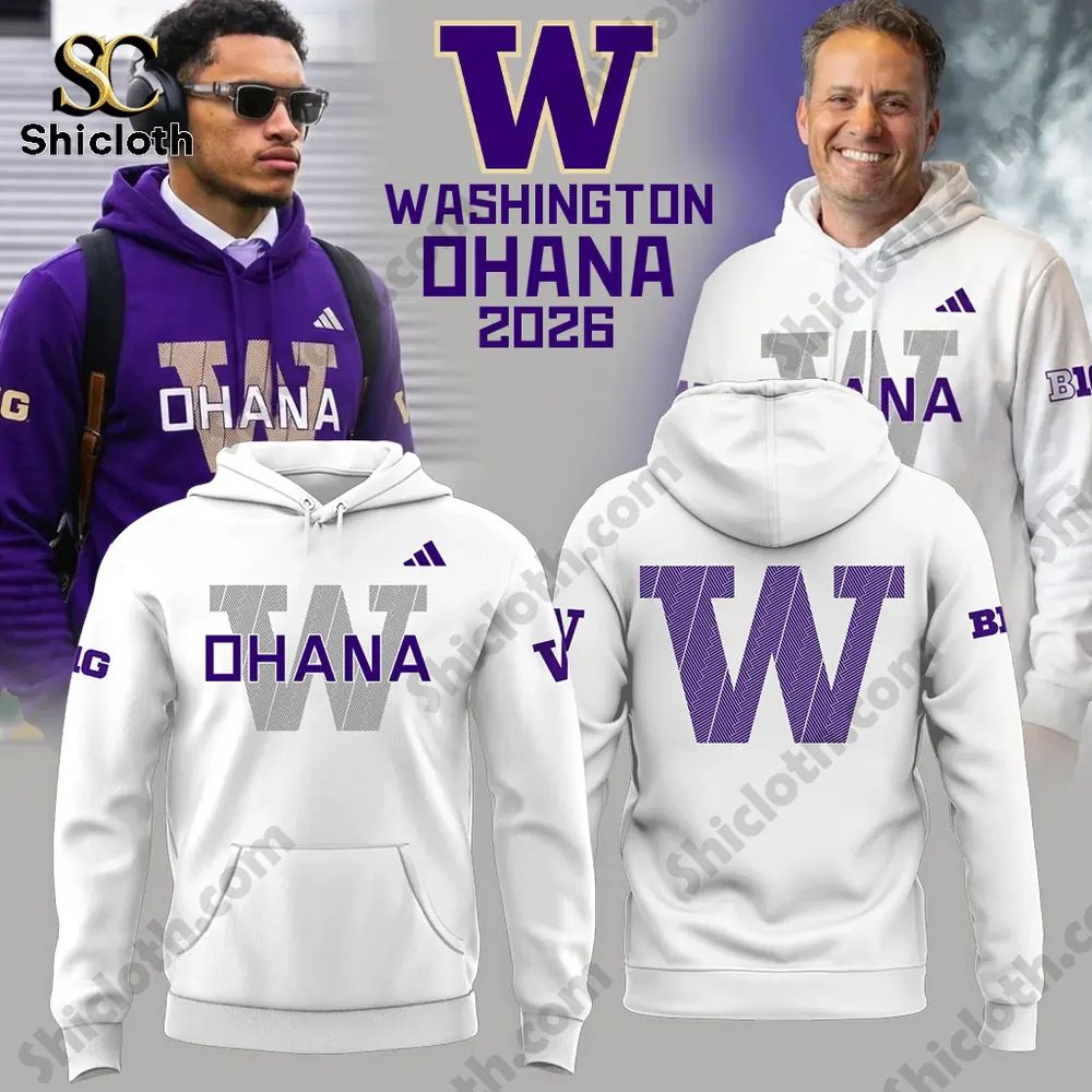 Washington Huskies Ohana 2026 Limited Edition Hoodie