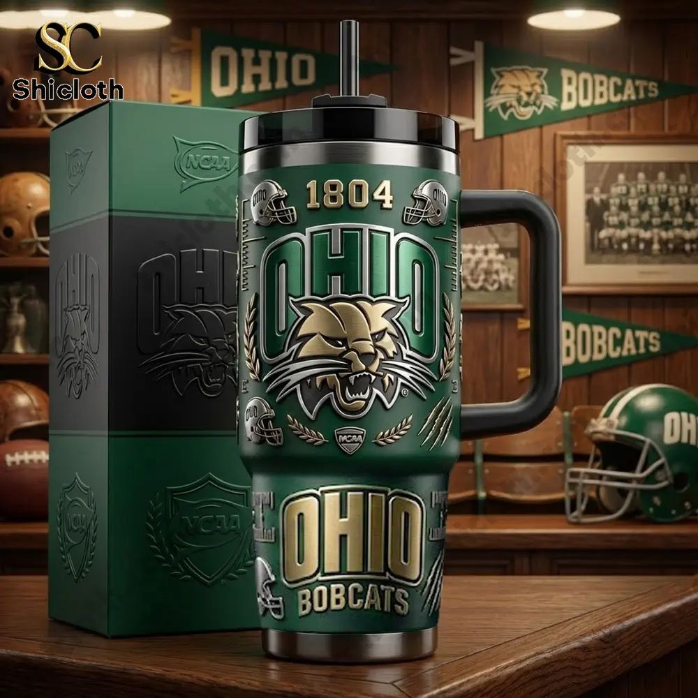 Ohio Bobcats 222th Anniversary 1804-2026 Tumbler Cup