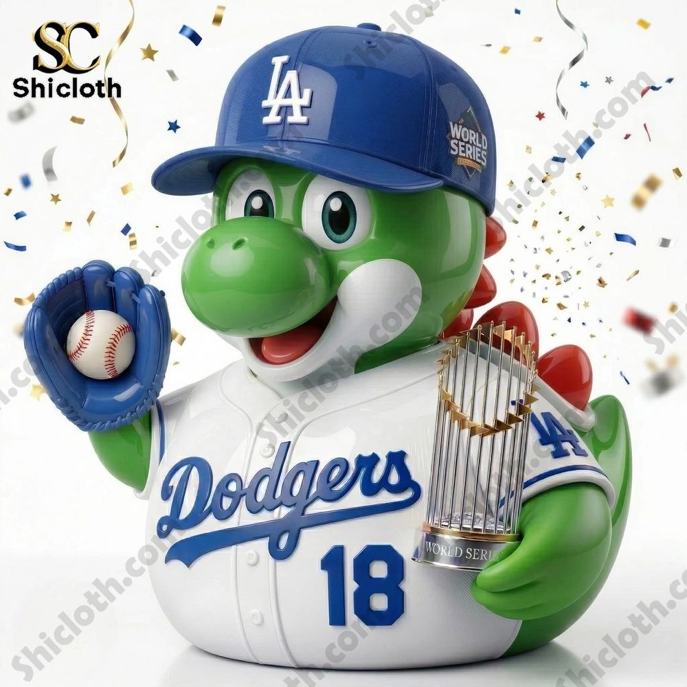 Yoshi Los Angeles Dodgers Rubber Duck