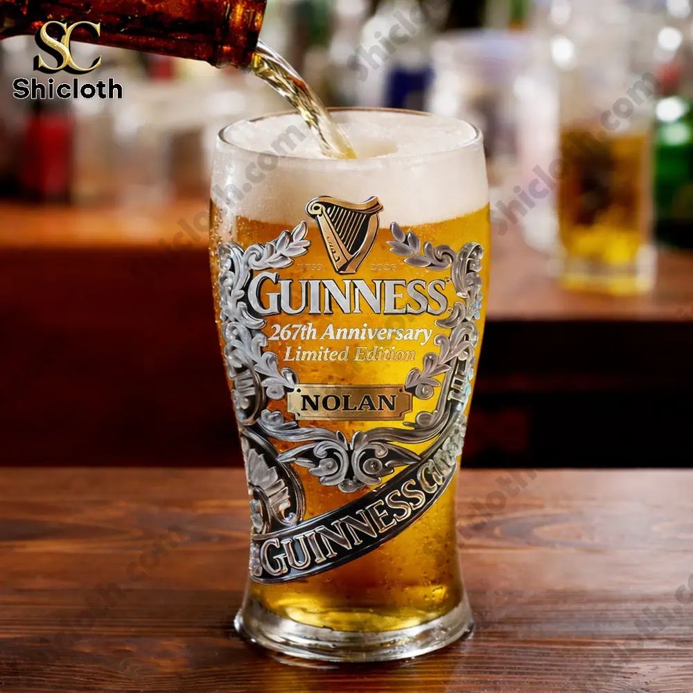 Guinness 267th Anniversary Limited Edition Personalized Pint Glass