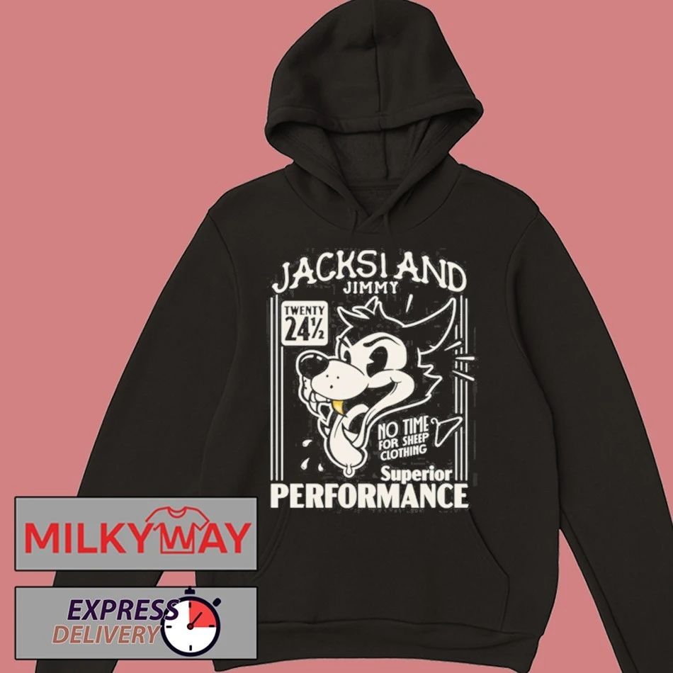 Jackstand Jimmy Sheep’s Black Hoodie Shirt