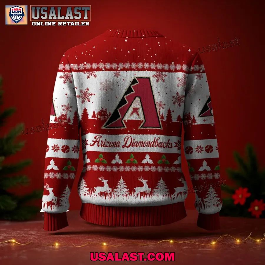 Arizona Diamondbacks Ugly Christmas Sweater Jumper