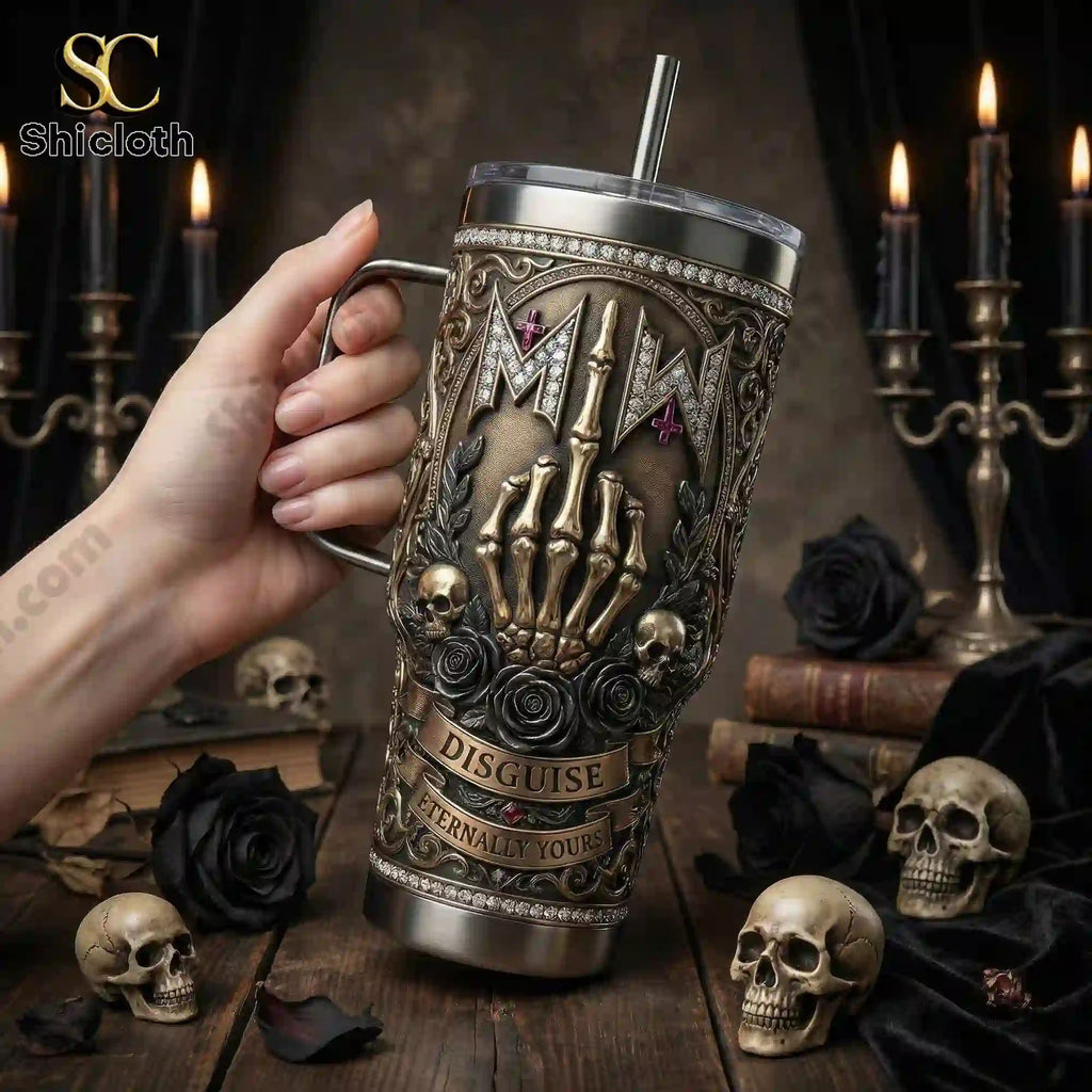 Motionless in White Eternally Yours 40oz Tumbler With Handle