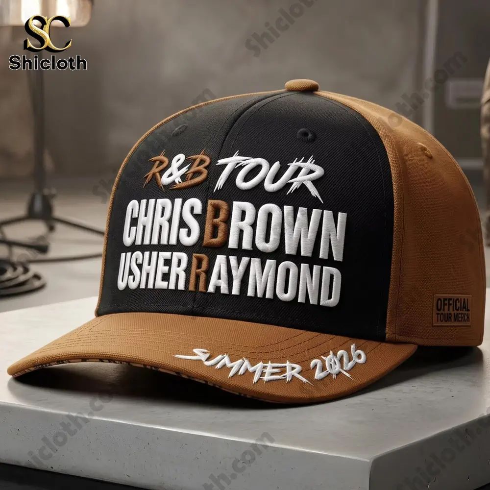 Usher and Chris Brown R&B Tour 2026 Raymond & Brown Cap Hat