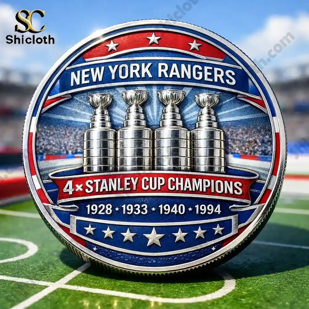 New York Rangers 100th Anniversary No Quit In New York Commemorative Coin