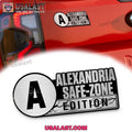 Alexandria Safe-Zone The Waking Dead 3D Car Badge Sticker