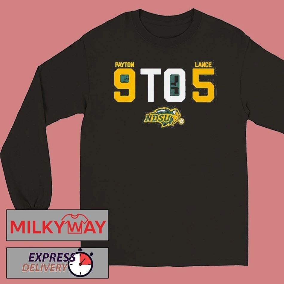 North Dakota State Football 9 To 5 T-shirt