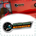 San Jose Sharks Edition 3D Engraved Car Name Emblem