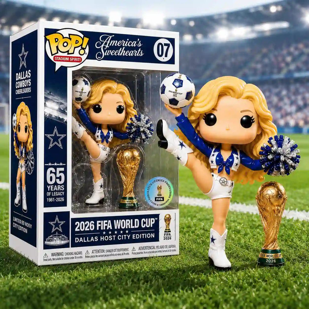 Dallas Cowboys Cheerleaders 65th Anniversary Commemorative Funko Pop! Figure