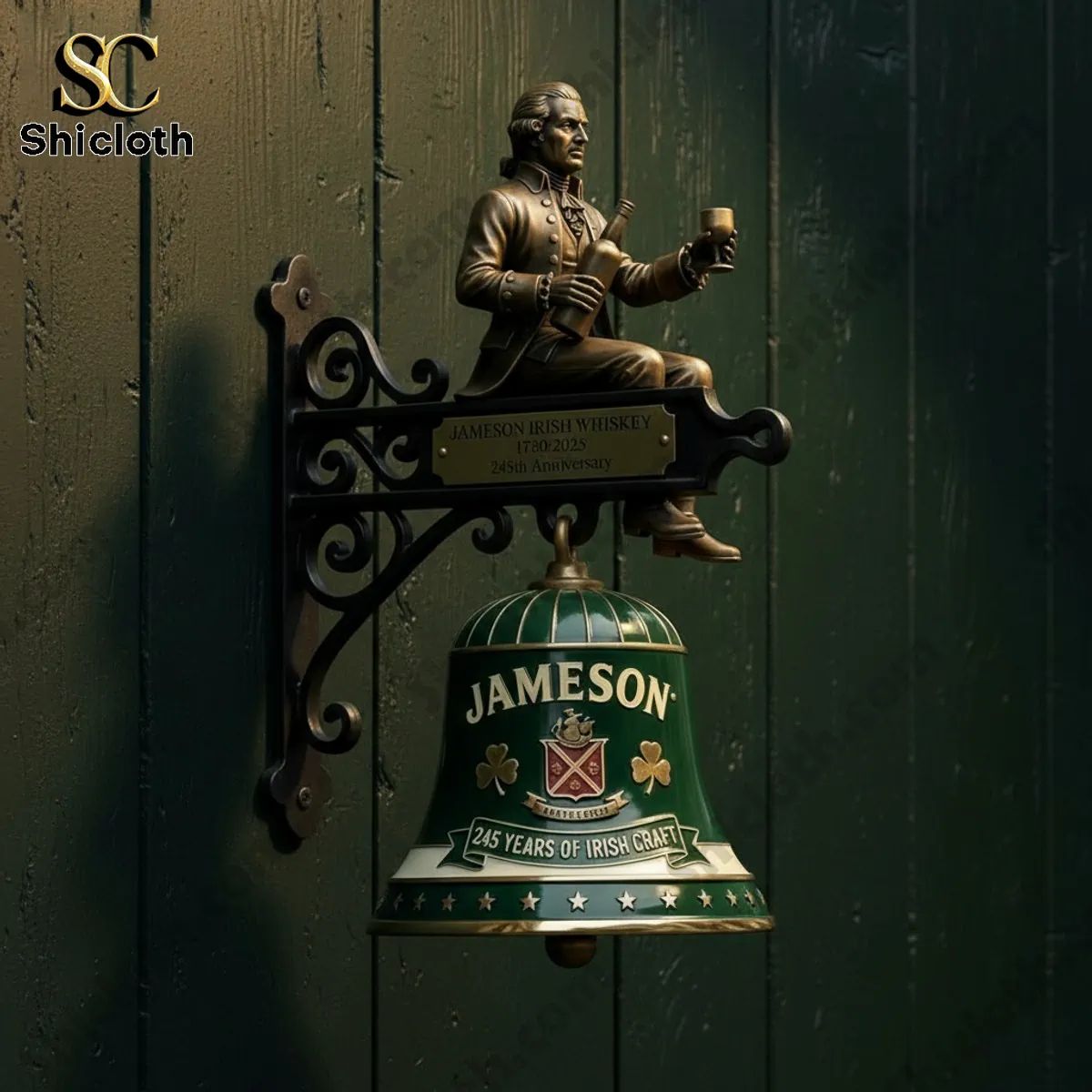 Jameson Irish Whiskey 245th Anniversary 1780-2025 Commemorative Wall Bell