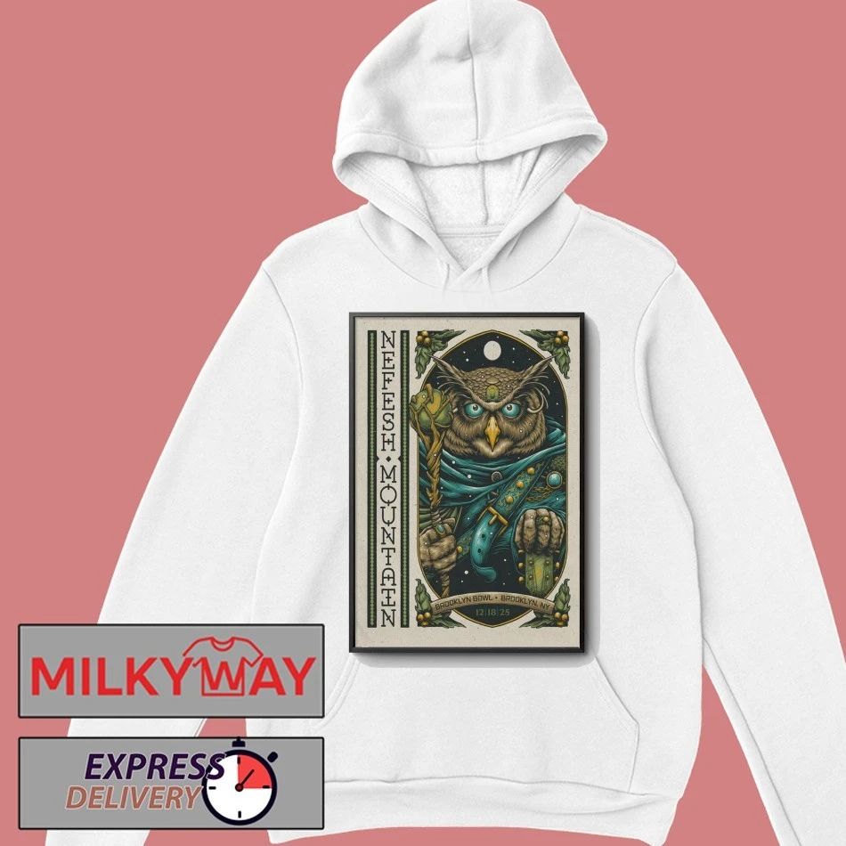Nefesh Mountain 12.18.2025 Brooklyn Bowl in Brooklyn NY Poster shirt