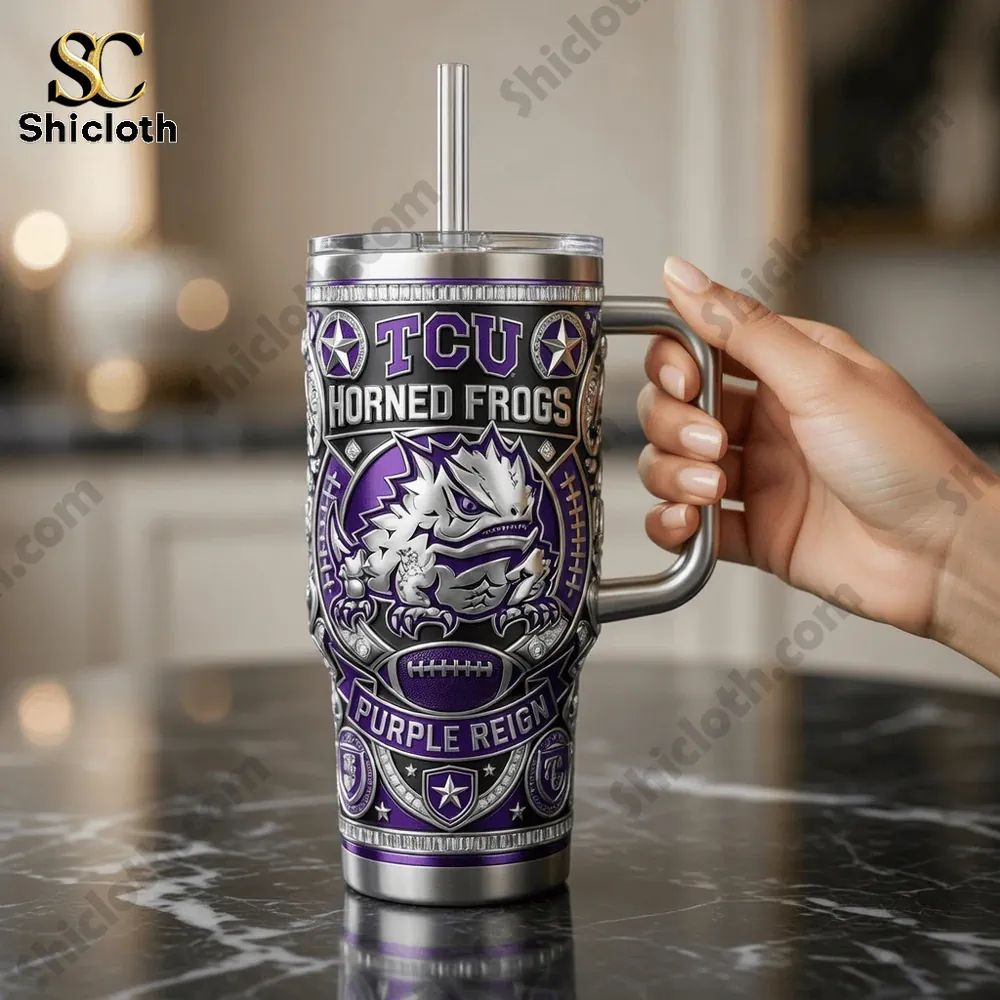 Tervis TCU Horned Frogs. 40oz Tumbler With Handle