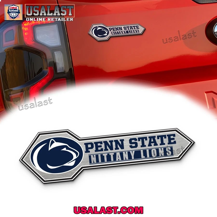 Penn State Nittany Lions Edition 3D Car Badge Sticker