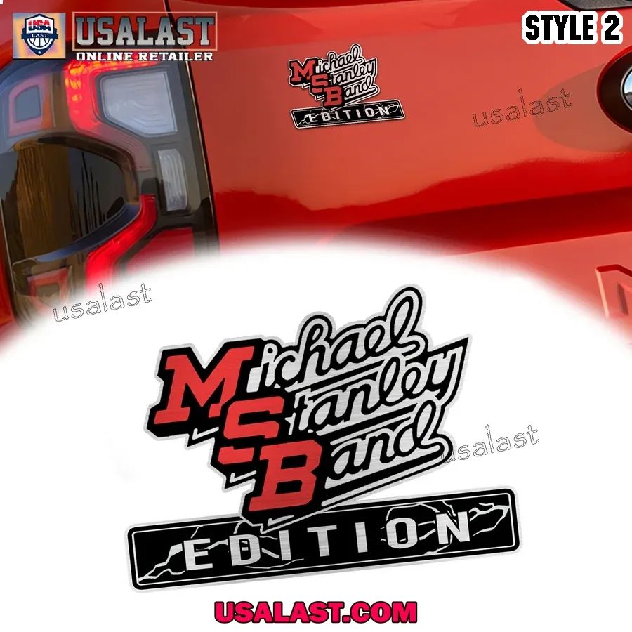 Michael Stanley Band 3D Engraved Car Emblem Badge