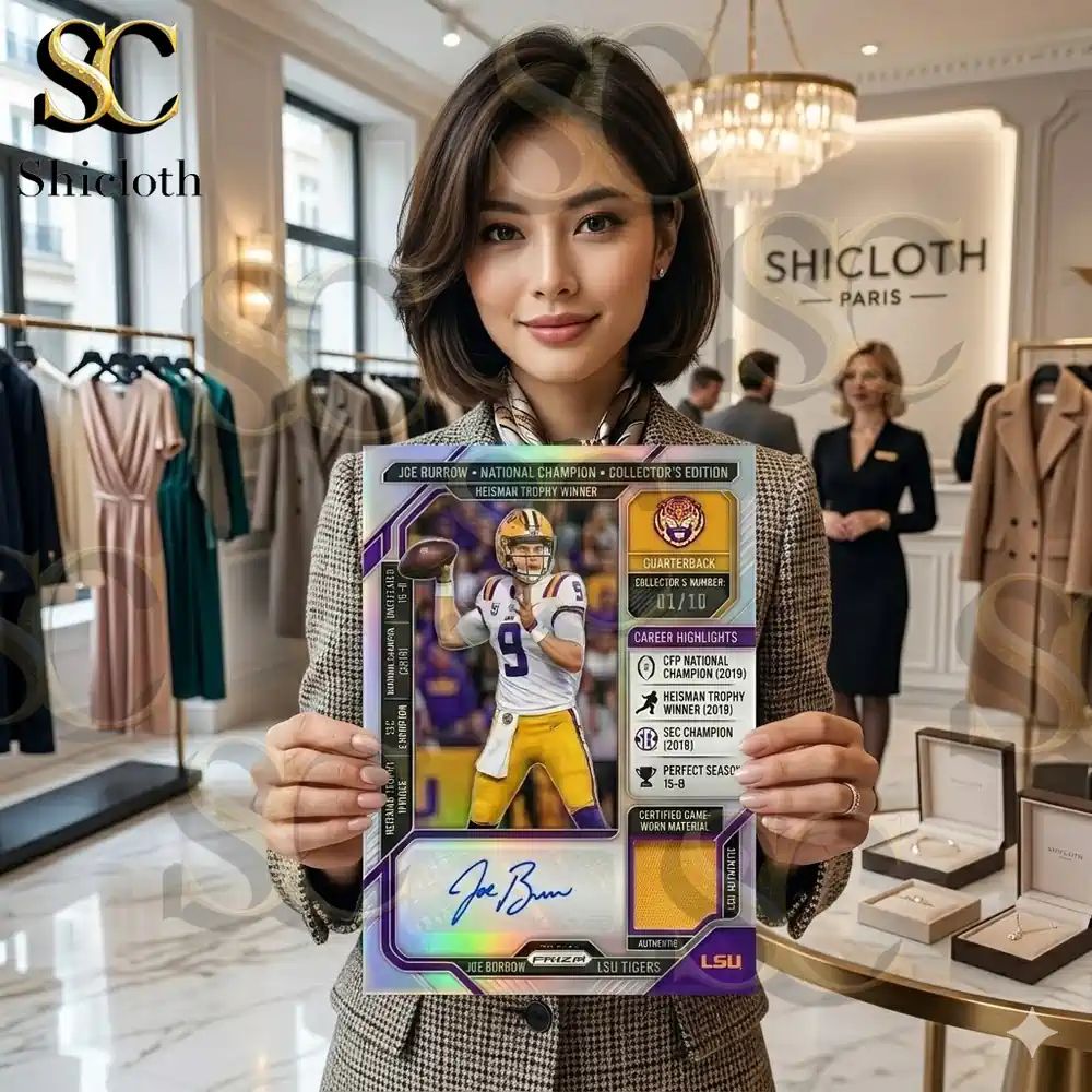 Joe Burrow LSU National Champion Autographed Card