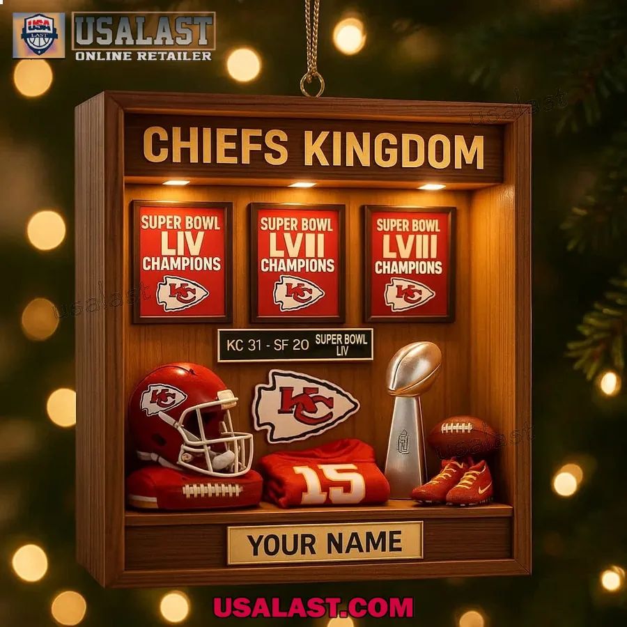 Kansas City Chiefs Locker Room Ornament