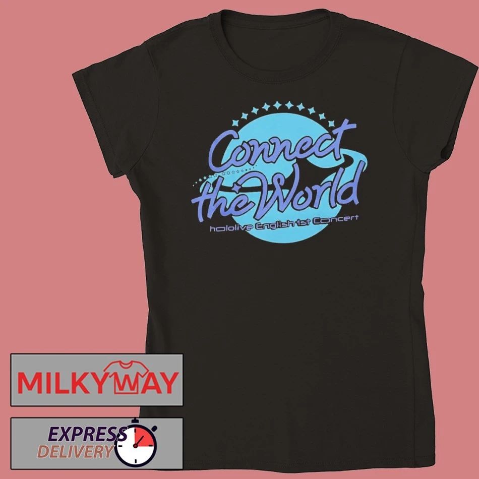 Connect The World Hololive English 1st Concert Shirt