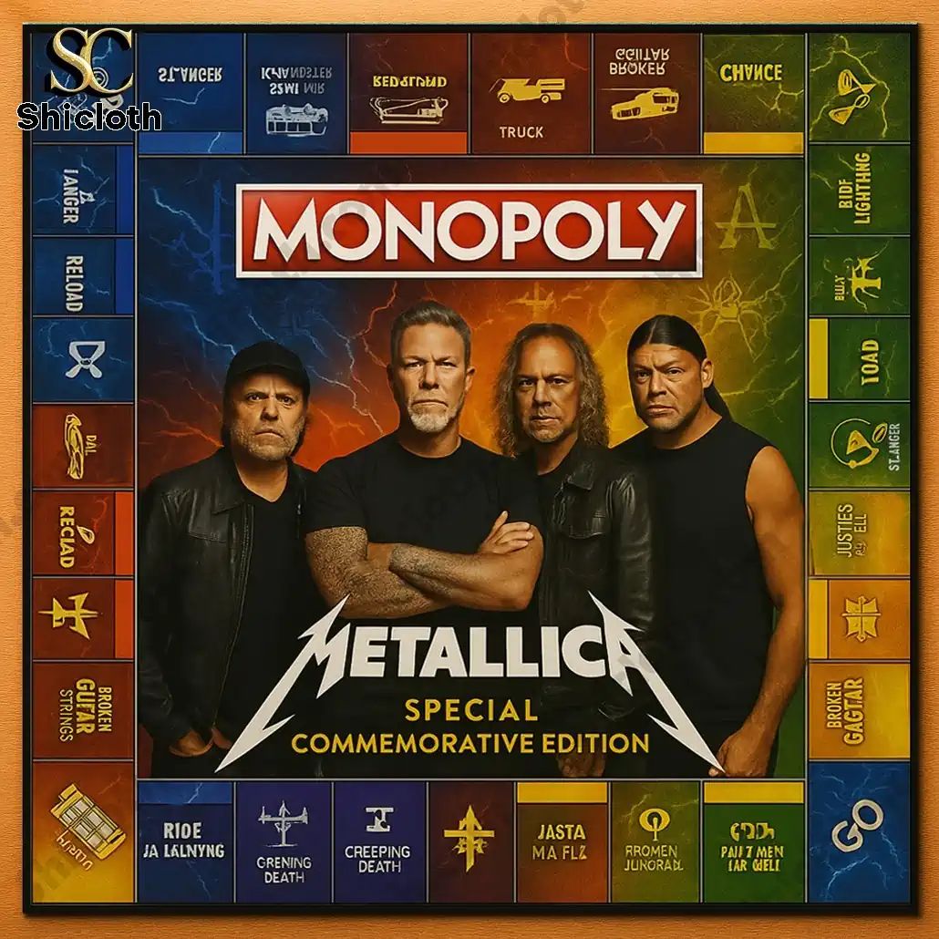 Metallica Special Commemorative Edition Monopoly Board Game 2026