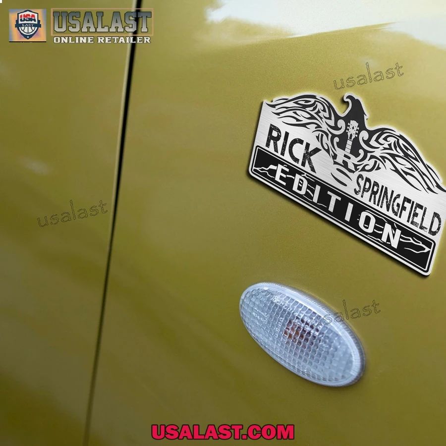 Rick Springfield Rock Edition 3D Car Badge Sticker