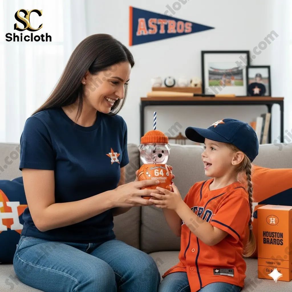 Houston Astros Anniversary Bear Drinkware