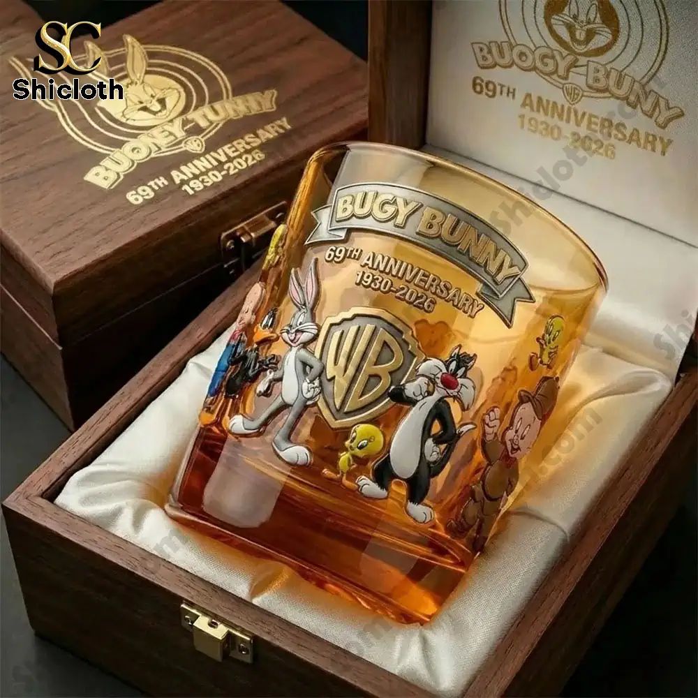 Bugs Bunny 69Th Anniversary Collector Whiskey Glass