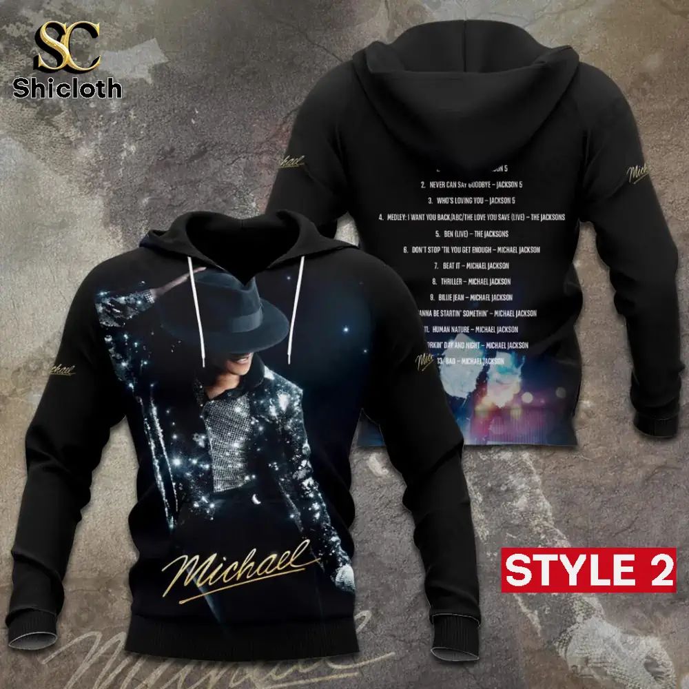 King Legend Of Pop Michael Jackson 3D Apparel Hoodie