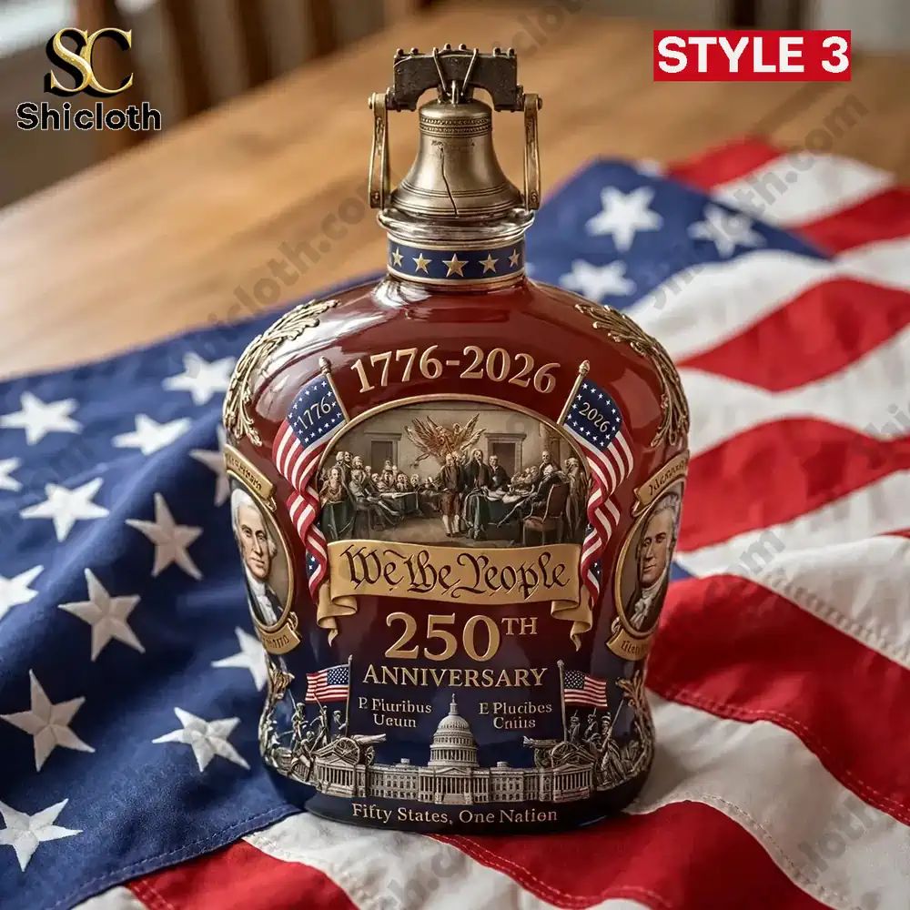 United States We The People 250th Anniversary 1776-2026 Custom Bottle