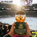Minnesota Wild 29th Anniversary 1997-2026 Bear Glass Bottle