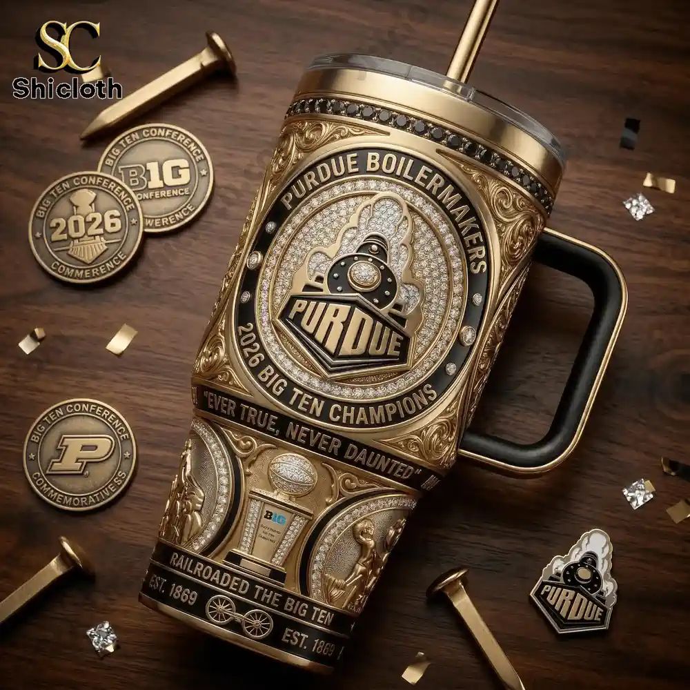 Purdue Boilermakers Big Ten Champions 2026 Tumbler