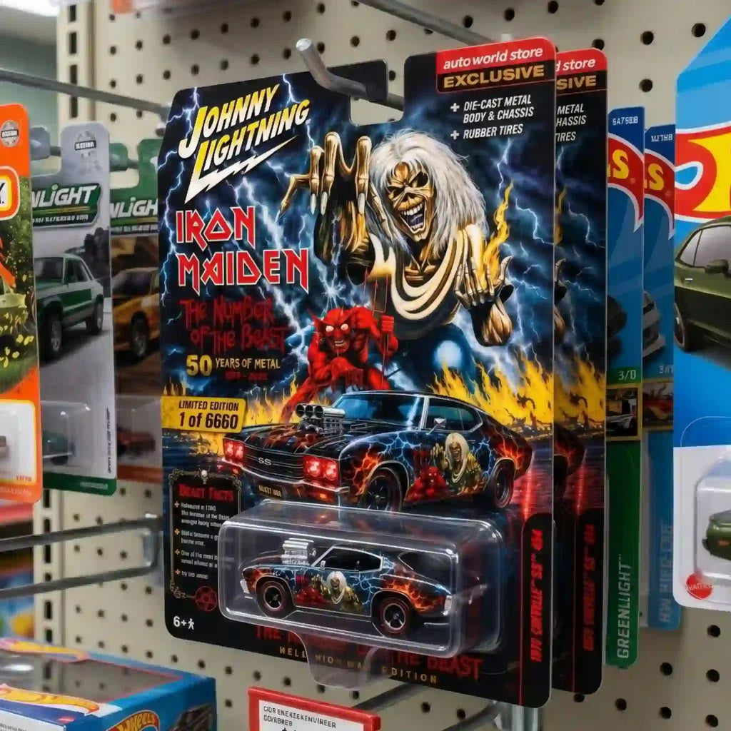 Iron Maiden ‘The Number of the Beast’ 50 Years of Metal Collector Car