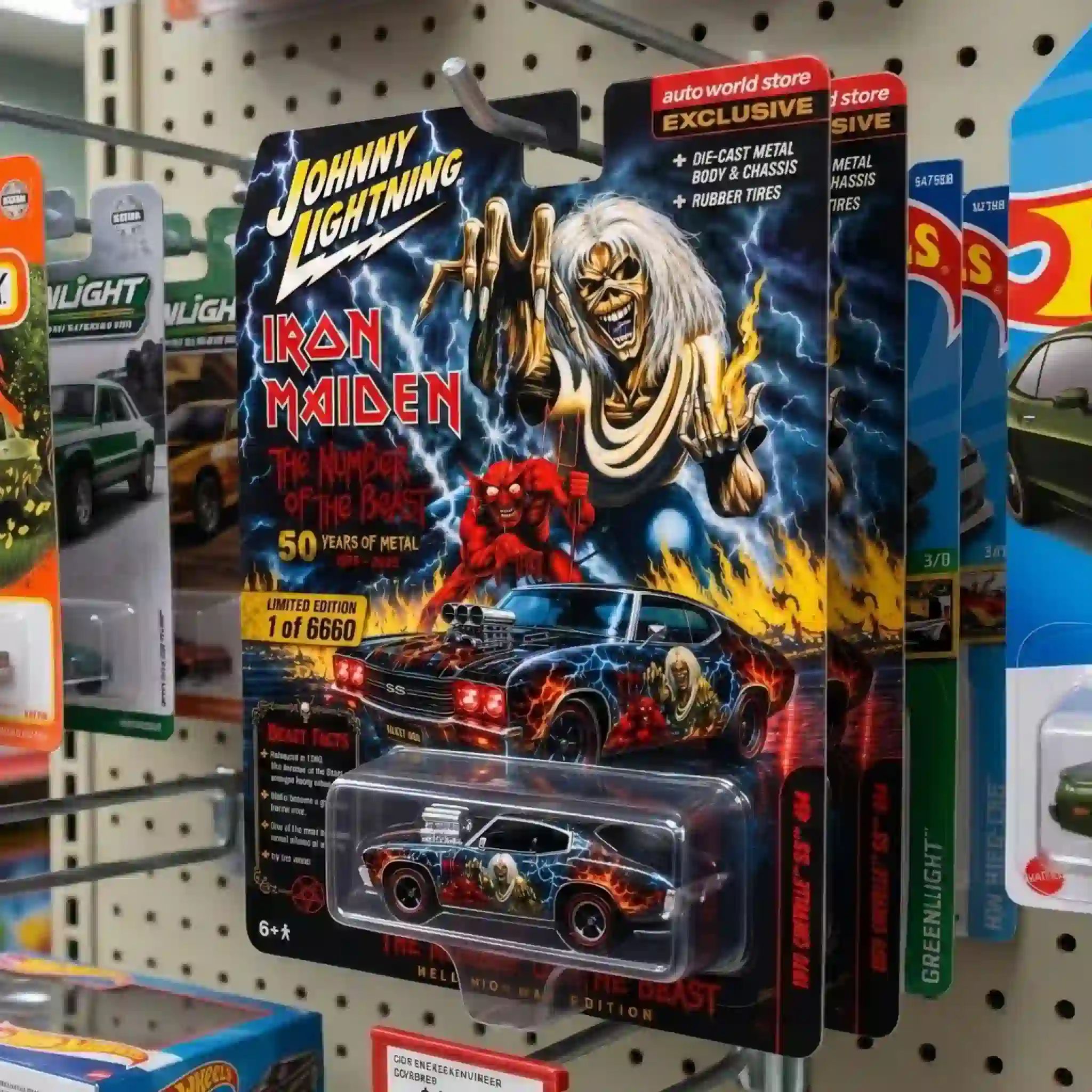 Iron Maiden ‘The Number of the Beast’ 50 Years of Metal Collector Car