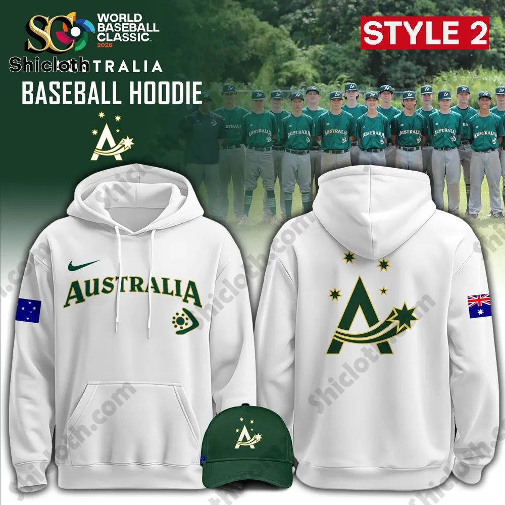 Australia Baseball 2026 World Baseball Classic Hoodie Limited Edition