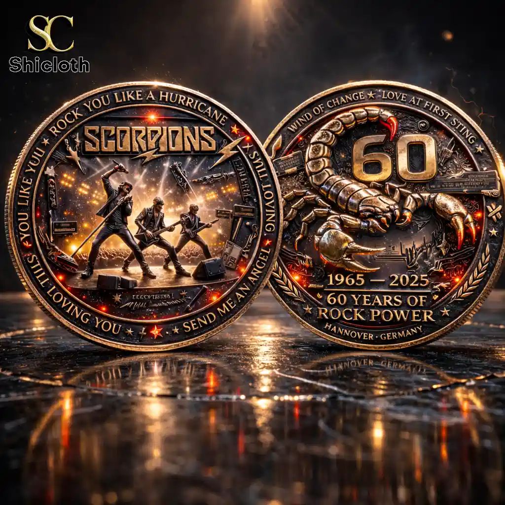 Scorpions 60th Anniversary Rock Power Commemorative Coin