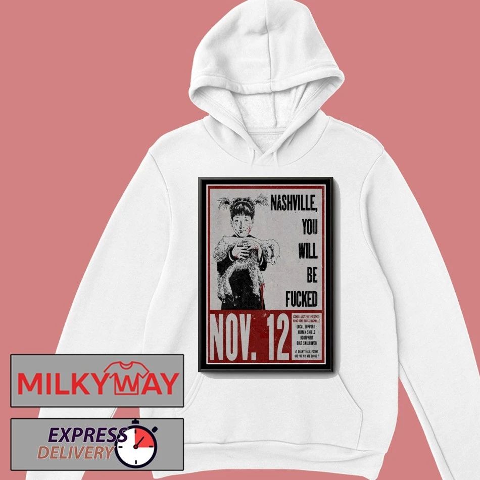 Hong Kong Fuck You 2025 Concert Nashville Poster shirt