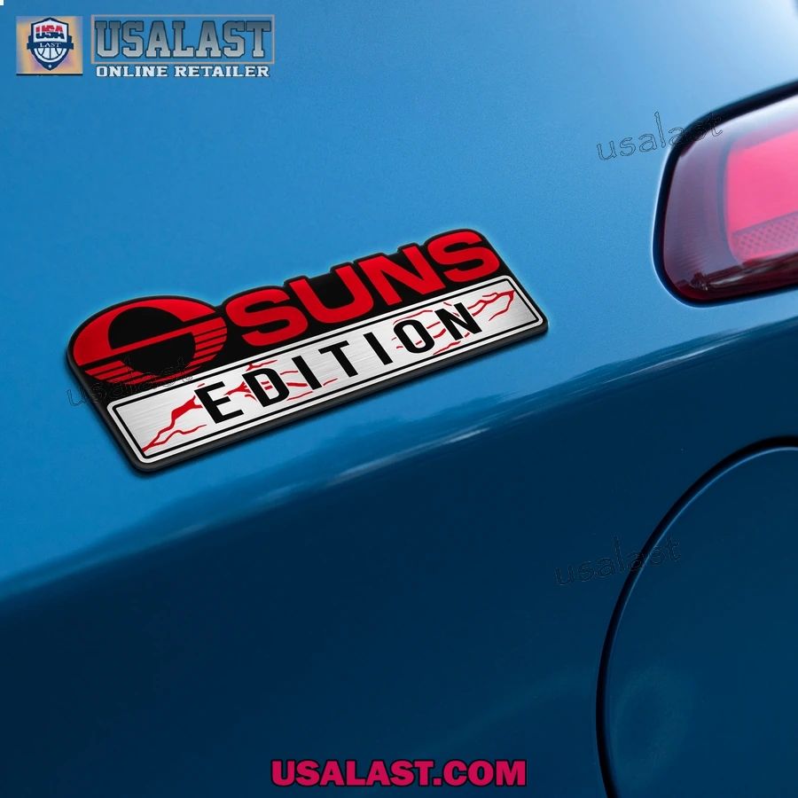 Gold Coast Suns Edition Custom 3D Car Badge Sticker