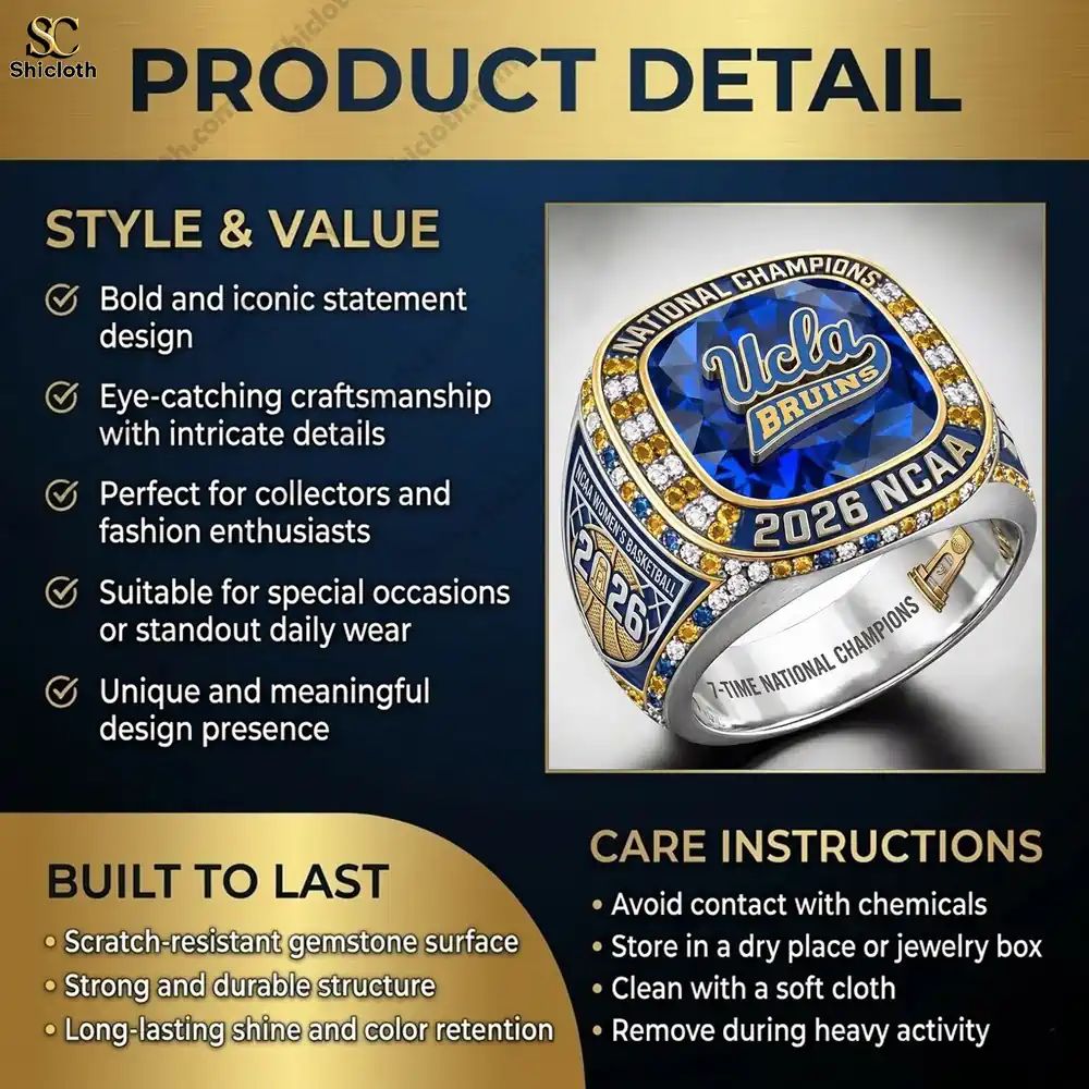 UCLA Bruins National Champions 2026 NCAA Rings