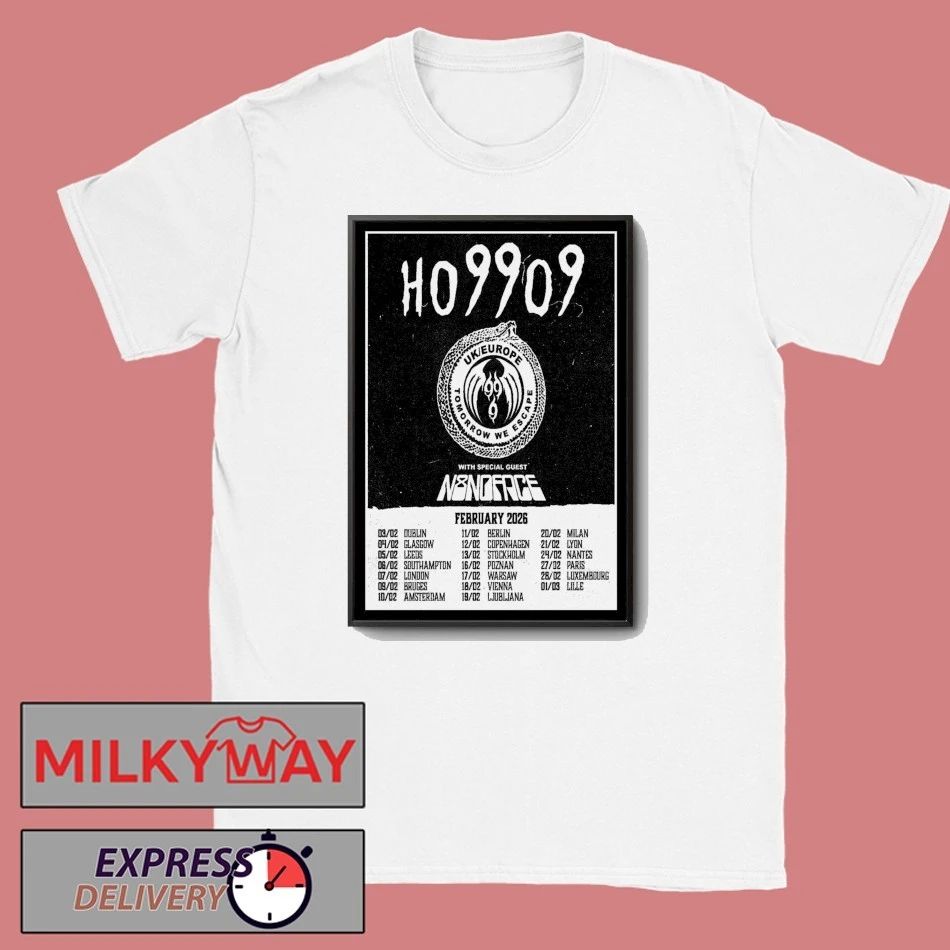 Horror UK Europe February 2026 Poster shirt