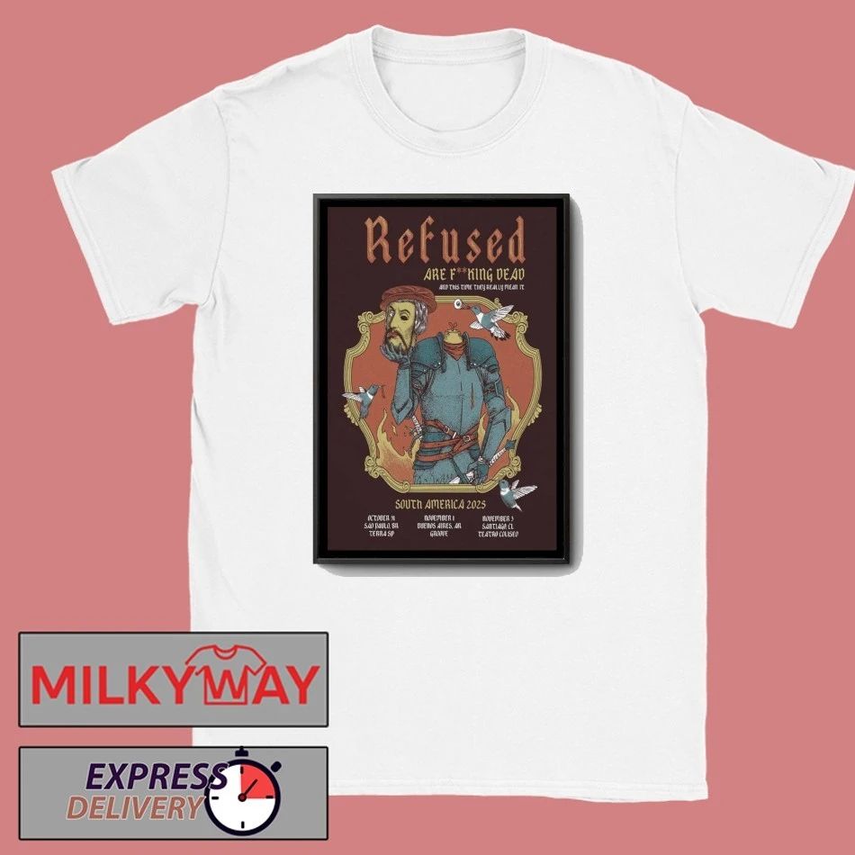 Poster New Refused South America 2025 shirt