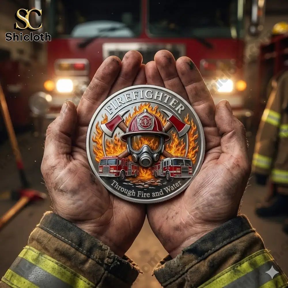 Firefighter Honor Tribute Commemorative Coin