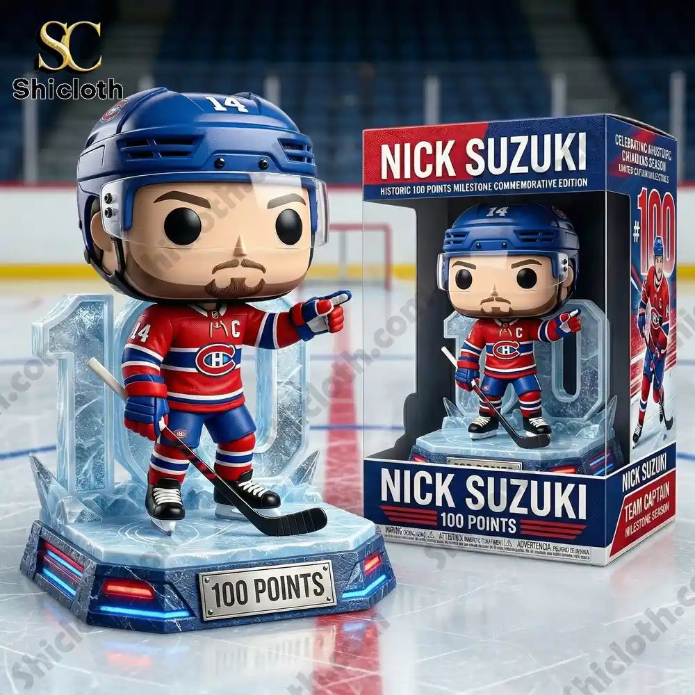 Nick Suzuki Historic 100 Points Milestone Commemorative Edition Pop! Figure