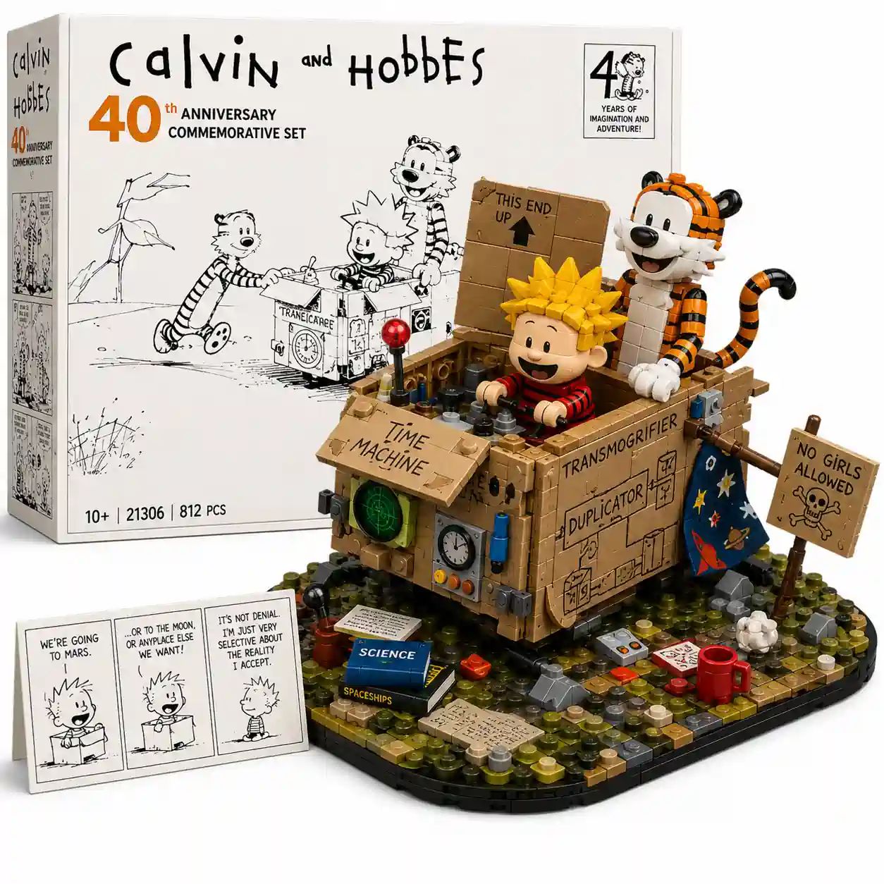 Calvin & Hobbes 40th Anniversary Collector Building Brick Series