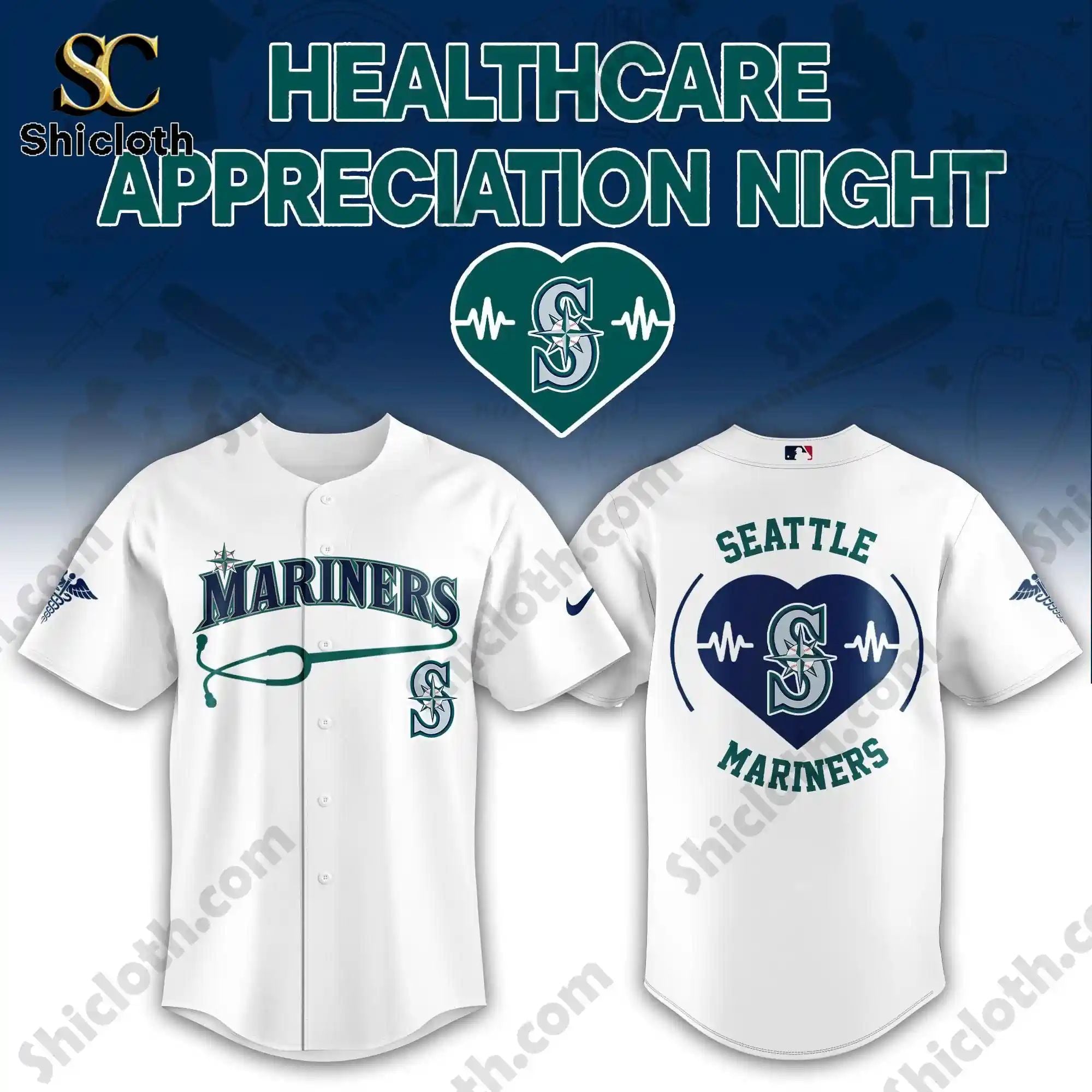 Seattle Mariners Healthcare Appreciation Night Limited Edition Jersey 2026